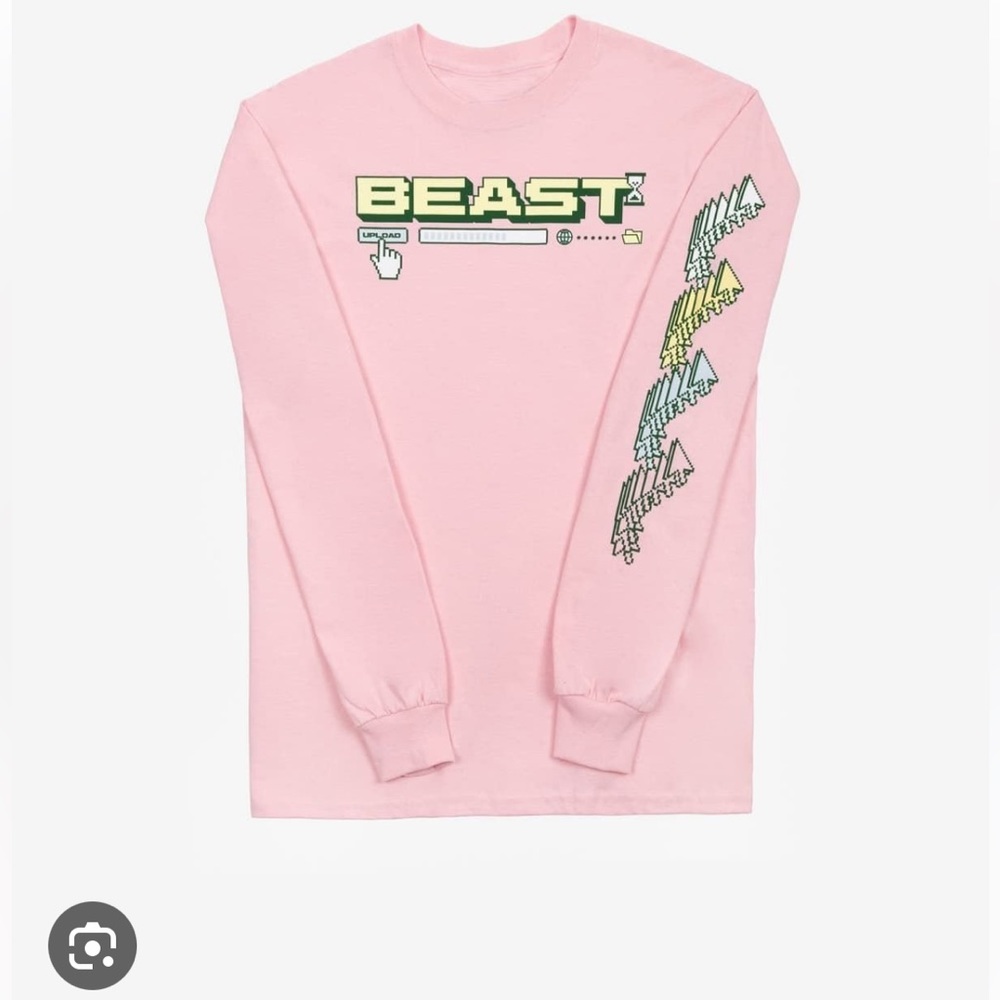 EUC Mr. Beast XL Adult Long Sleeve T Shirt.